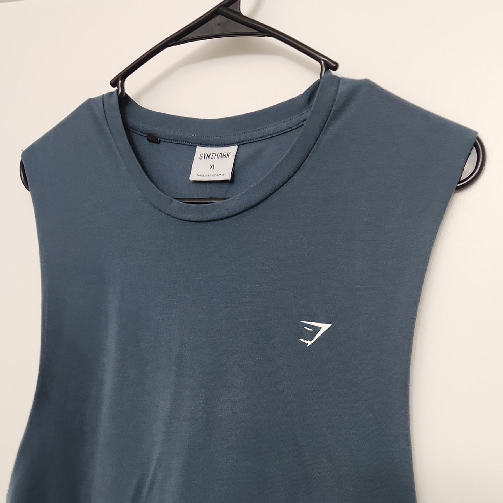Gymshark Steel Teal Color Athletic Tank - Picture 5 of 6